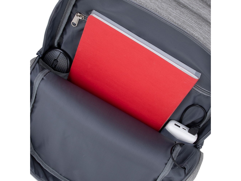 RIVACASE 7567 grey/dark blue рюкзак для ноутбука 17.3 / 6-12