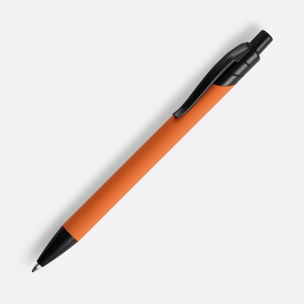 Ручка шариковая Undertone Black Soft Touch, оранжевая-1