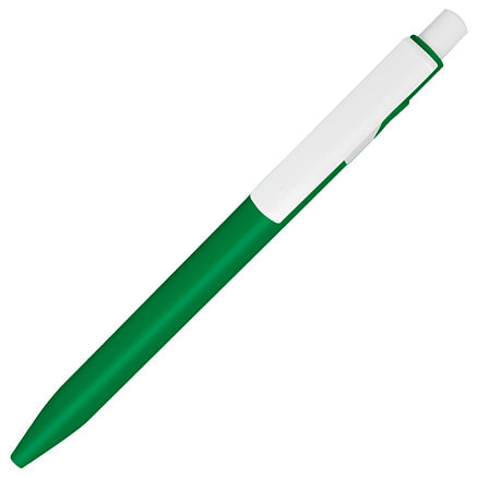 Ручка шариковая пластиковая Ravena Color, Зеленый/Белый-2