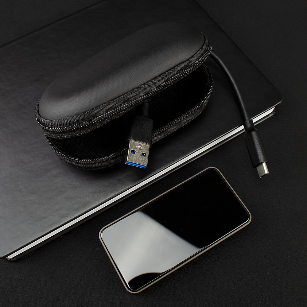 Внешний SSD диск Drop Light, с подсветкой гравировки, 512 Гб-7
