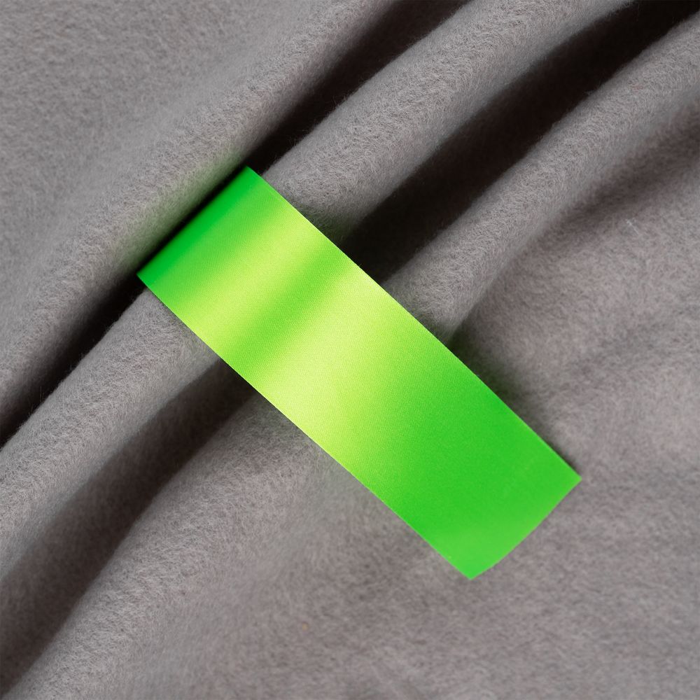 Лента сатиновая Satin 35 М, зеленый неон, 90 см-0