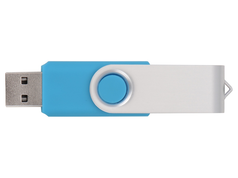 Флеш-карта USB 2.0 8 ГБ Квебек, голубой-3