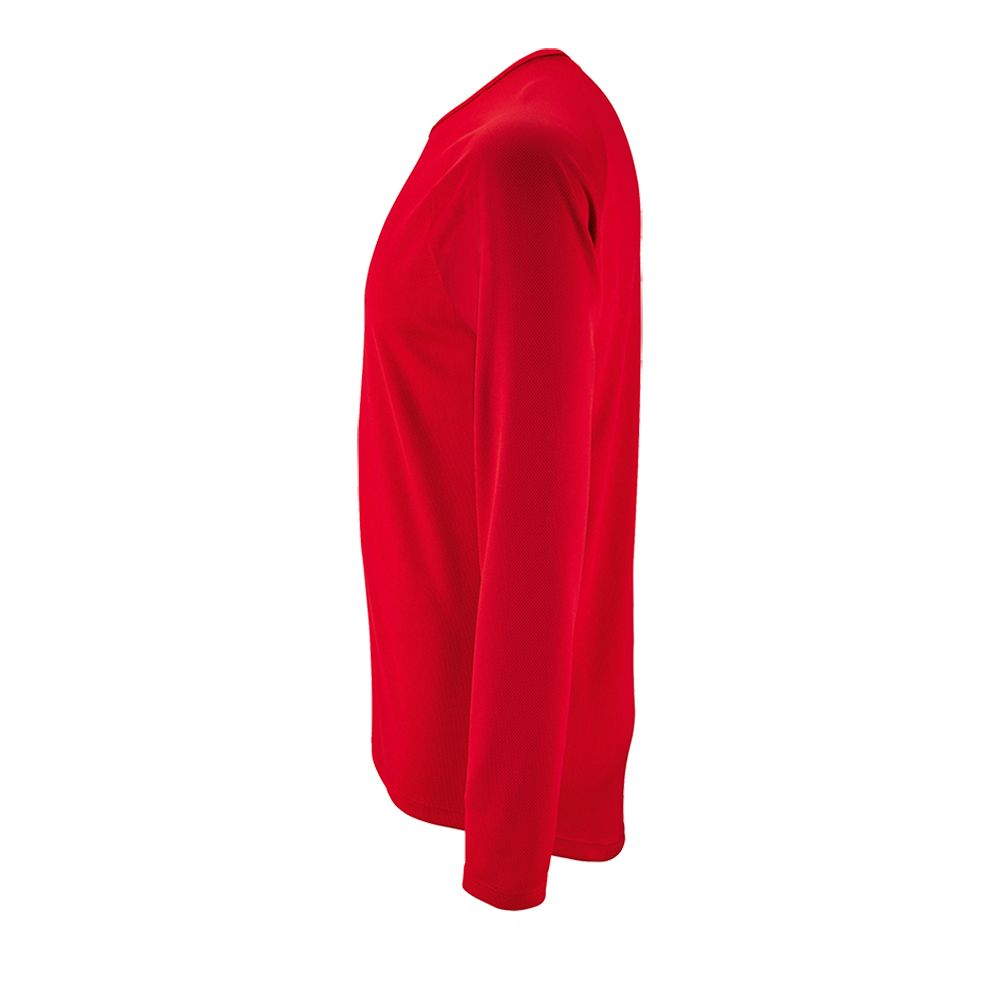Футболка с длинным рукавом Sporty LSL Men, красная-3