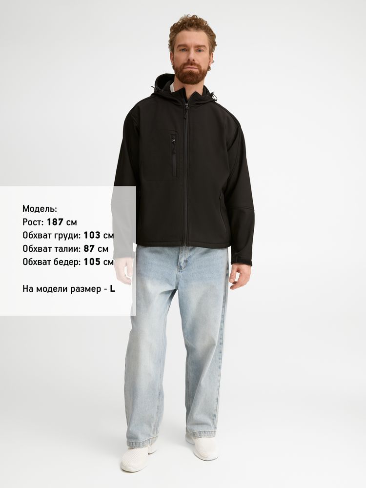 Куртка мужская с капюшоном Replay Men 340, черная-7