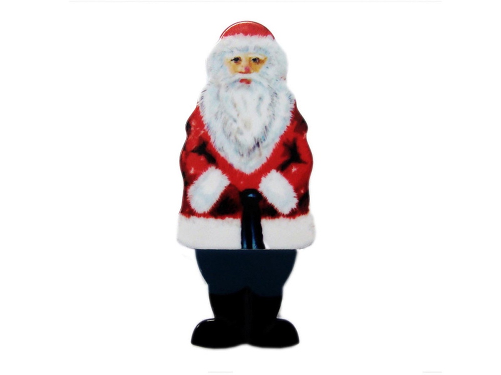 USB-флешка на 16 Гб Дед Мороз Santa под нанесение, белый-1
