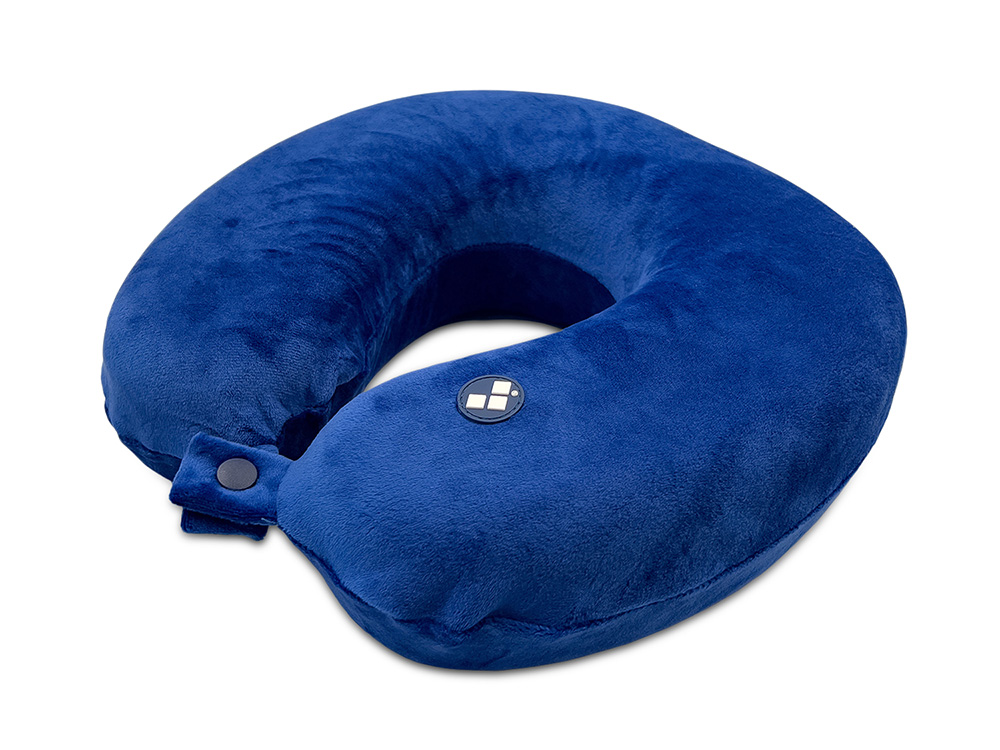 Подушка для путешествий с эффектом памяти Мемо Drowsy Royal Blue-0