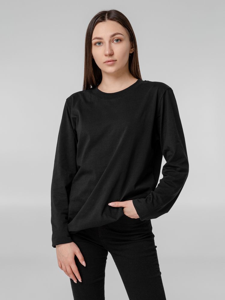 Футболка с длинным рукавом Lehta, черная-0