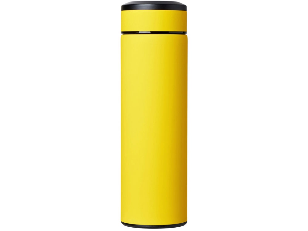 Вакуумный термос Vacuum Flask C1, soft touch, 420мл, желтый-2