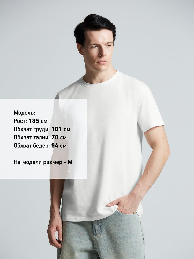 Футболка унисекс T-Bolka 160, белая (белоснежная)-4