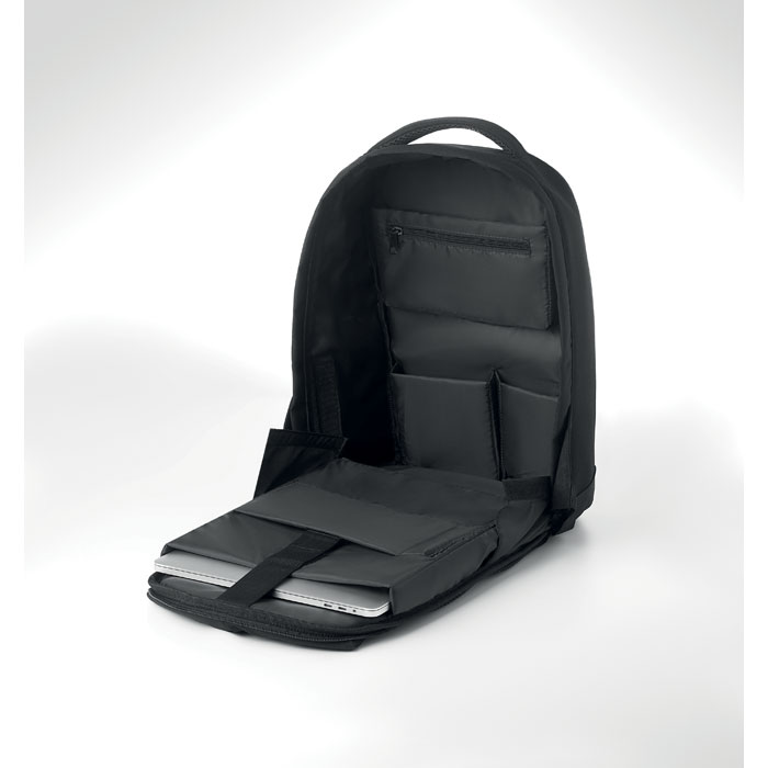 Рюкзак 600D из RPET, черный-12