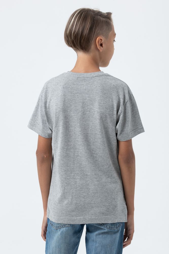 Футболка детская Regent Fit Kids, серый меланж-3