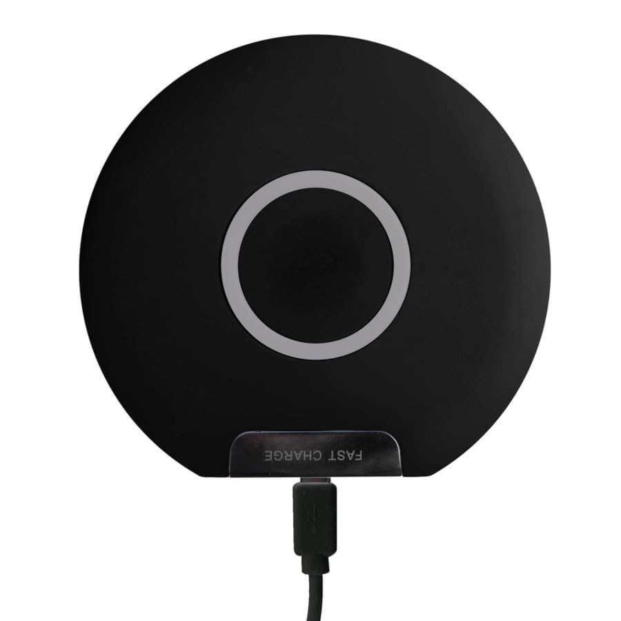 Беспроводное зарядное устройство DISK, черный-1