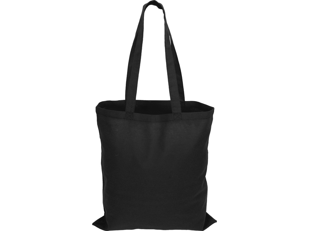 Сумка для шопинга Carryme 140 хлопковая, 140 г/м2, черный-2