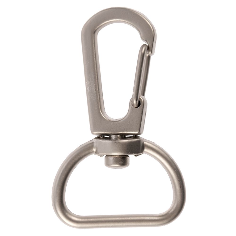 Застежка-карабин Snap Hook, M, серебристая-0