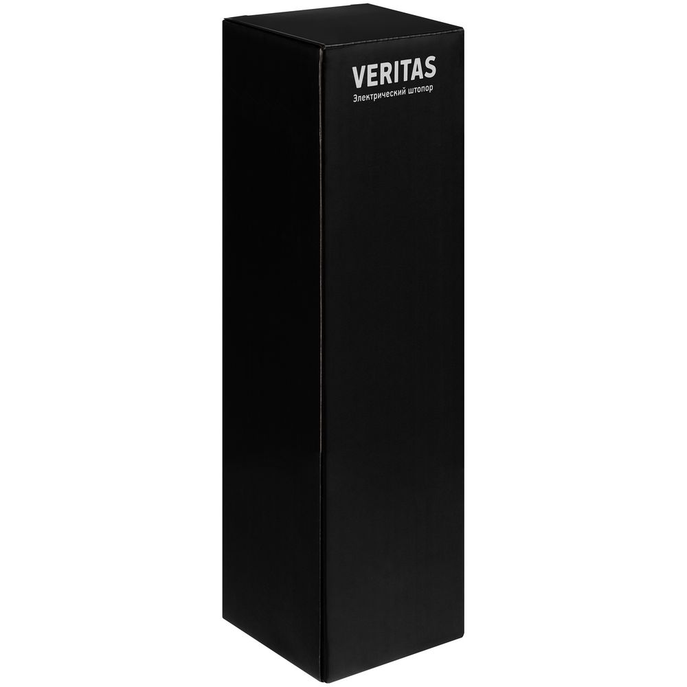 Электрический штопор с ножом для фольги Veritas, серебристый-3