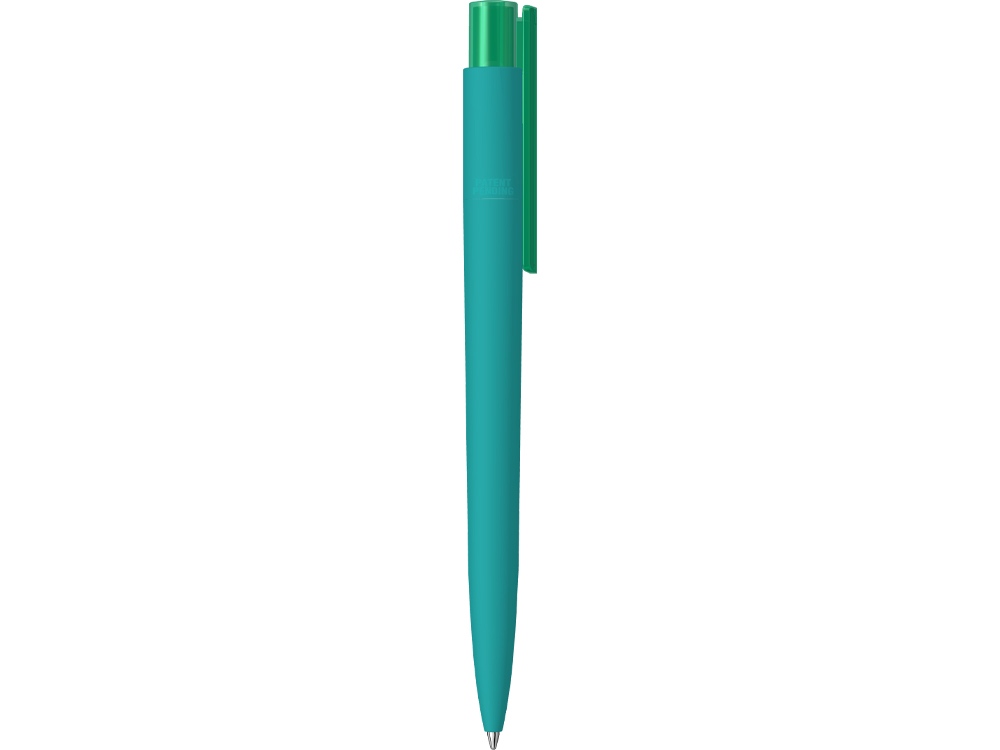 Шариковая ручка RECYCLED PET PEN PRO K transparent GUM soft-touch, бирюзовый-2