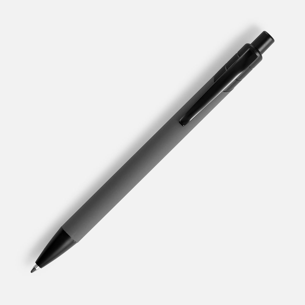Ручка шариковая Undertone Black Soft Touch, серая-2