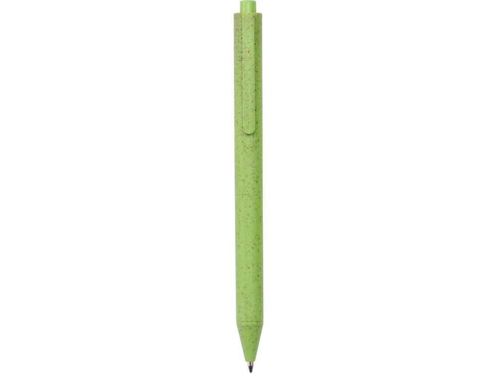 Ручка шариковая Pianta из пшеничной соломы, зеленый-1
