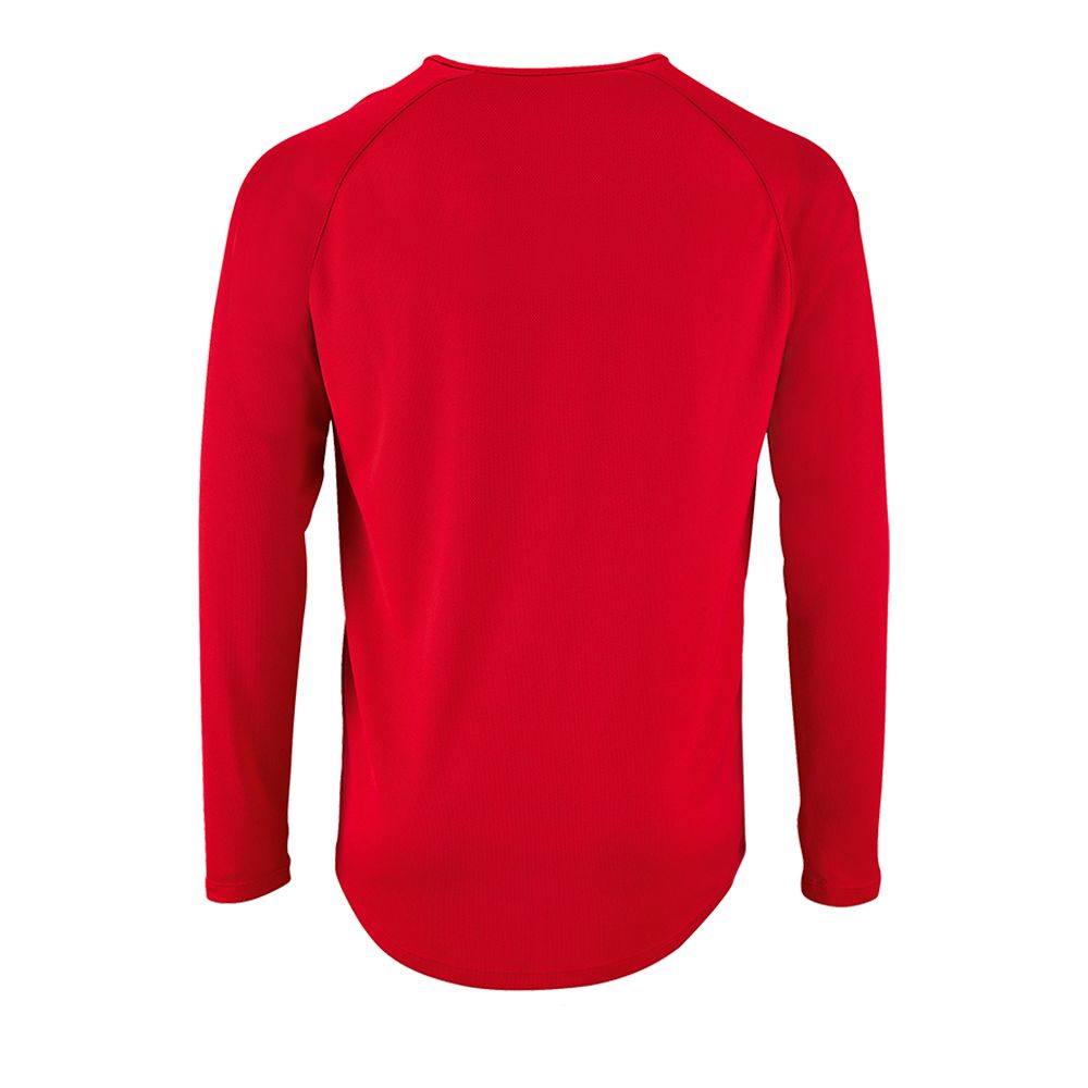 Футболка с длинным рукавом Sporty LSL Men, красная-2