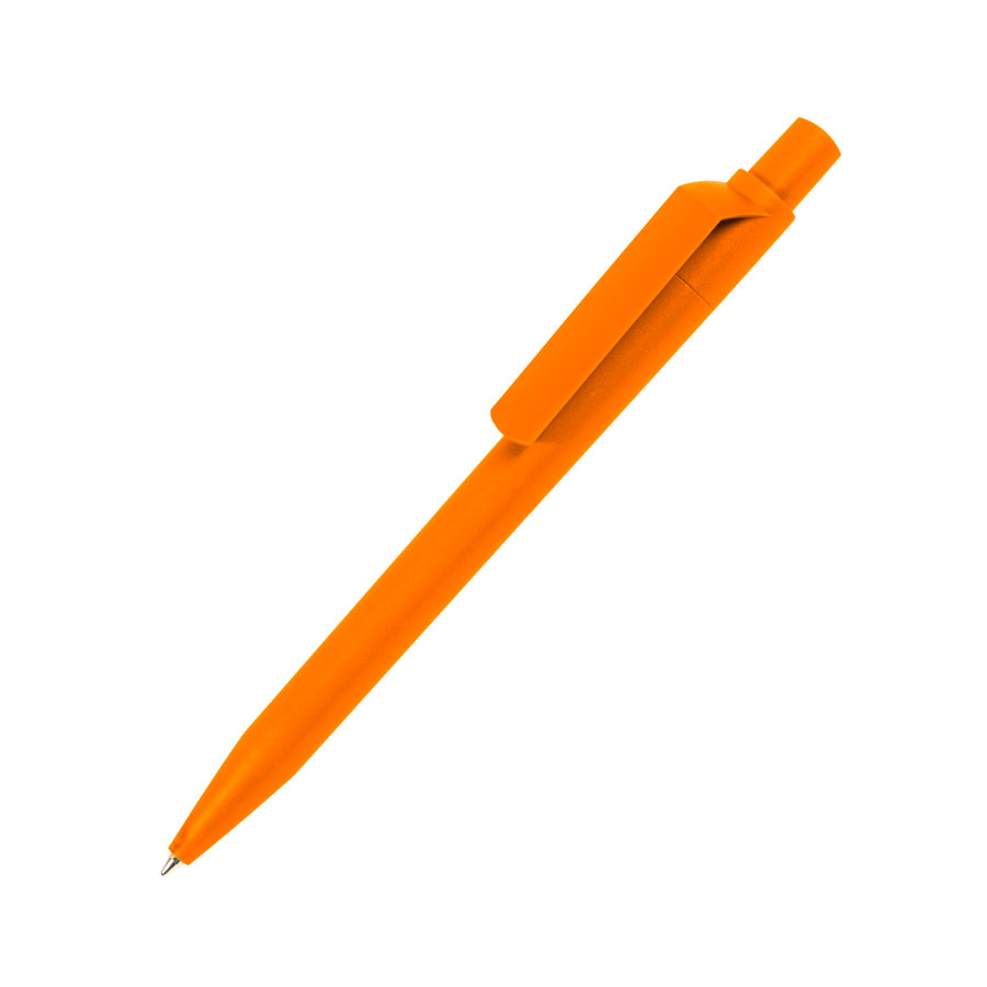 Ручка шариковая DOT, матовое покрытие, оранжевый-0