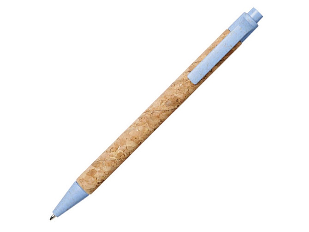 Шариковая ручка Midar из пробки и пшеничной соломы, cиний-0