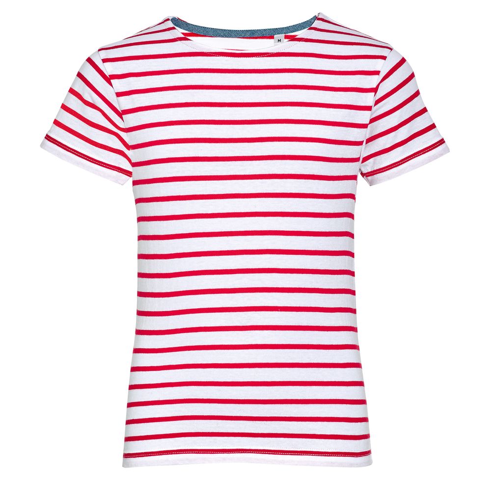 Футболка детская Miles Kids белая с красным-1