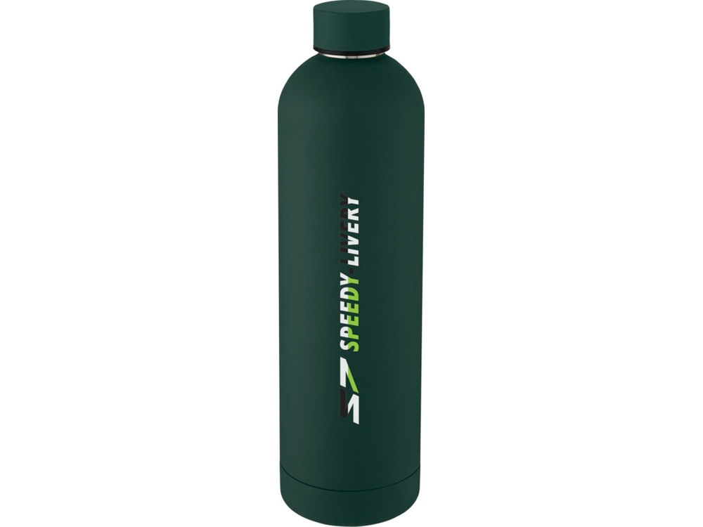 Spring Медная спортивная бутылка объемом 1 л с вакуумной изоляцией , green flash-3