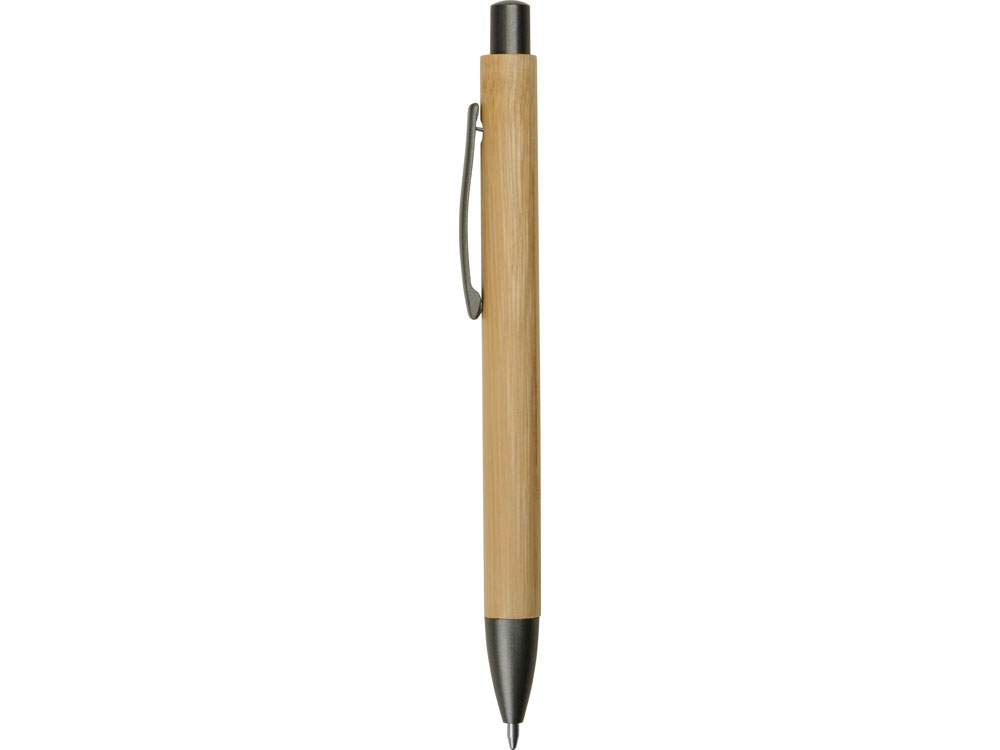 Ручка бамбуковая шариковая Tender Bamboo, темно-серый-2