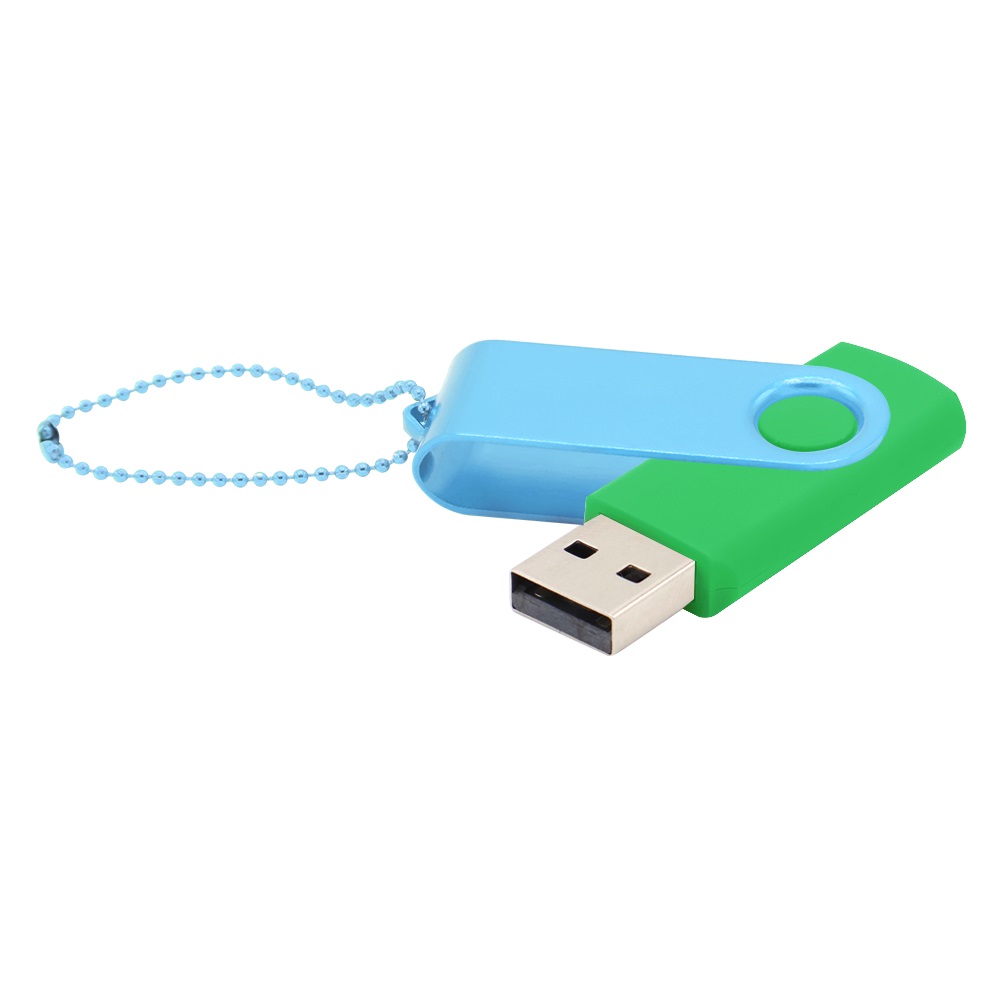 Флешка Designer To Go 2.0 USB 16Gb, Зеленый/Голубой-0