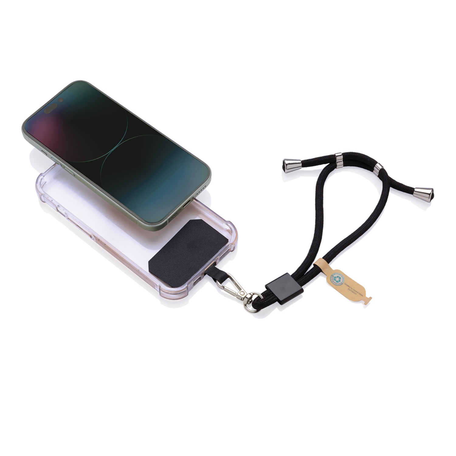 Ремешок-держатель для телефона CarryLoop на запястье из rPET RCS-1