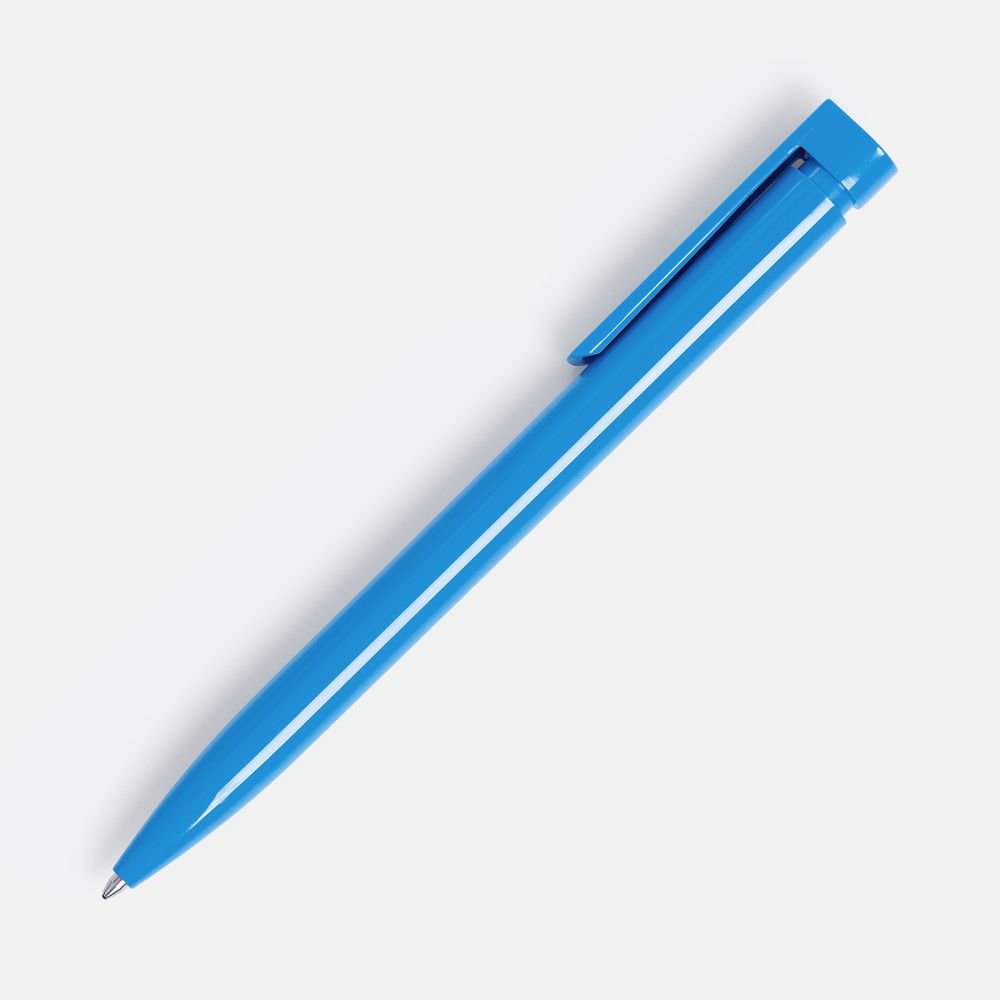 Ручка шариковая Liberty Polished, голубая-1