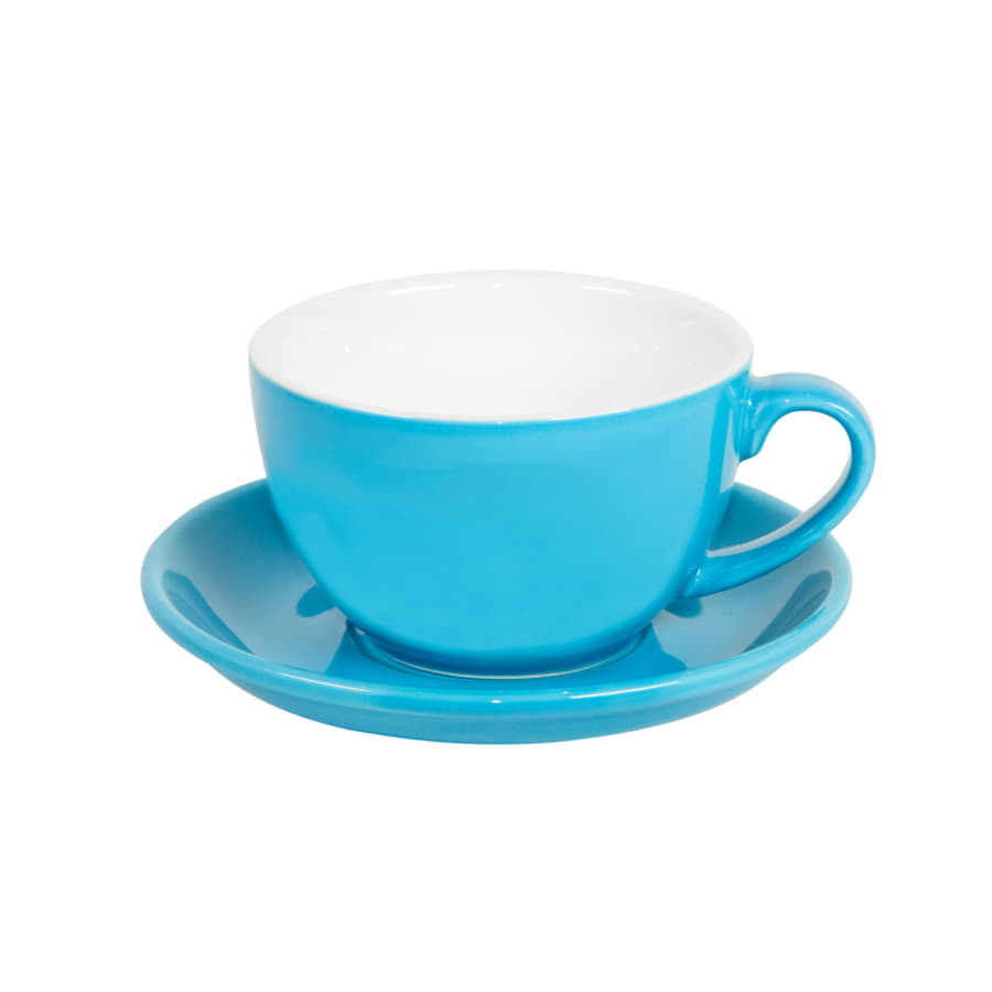 Набор подарочный COFFEE-MEET: бизнес-блокнот, ручка, чайная/кофейная пара, коробка, стружка, голубой, голубой лазурный-3