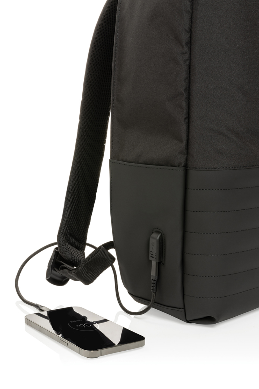 Антикражный рюкзак для ноутбука Swiss Peak с RFID-защитой из rPET AWARE™, 15,6’’-6