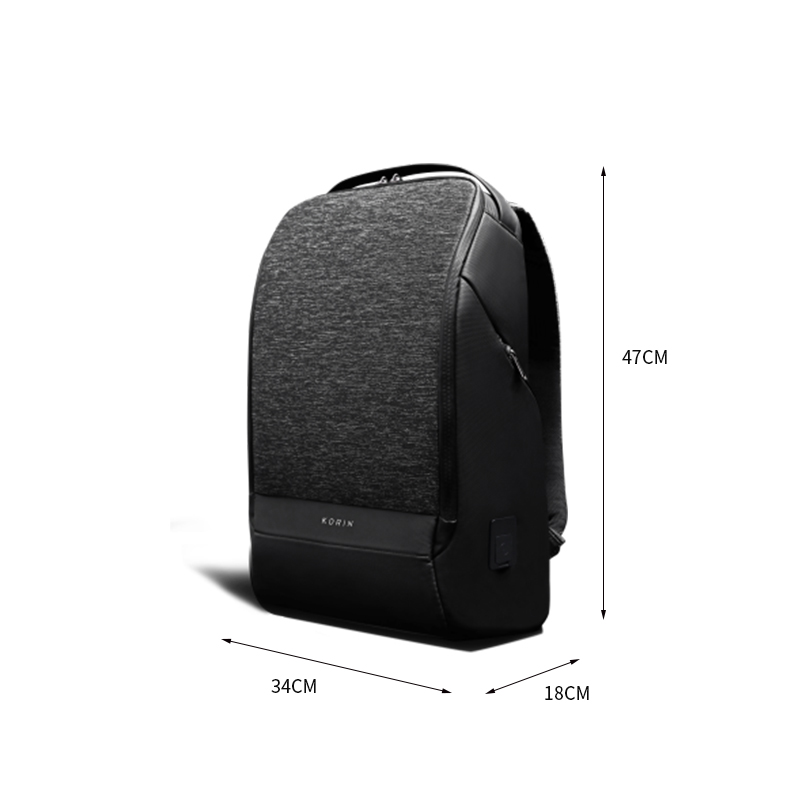 Рюкзак FlexPack Pro 47х34х18 см, темно-серый-19