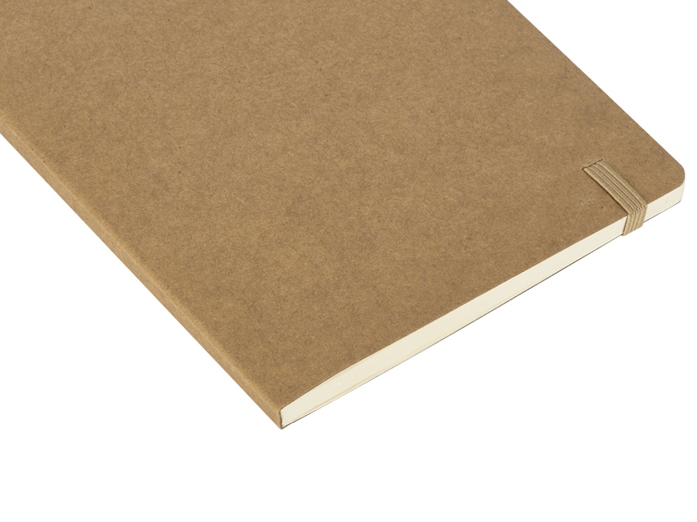 Блокнот Sevilia Soft, гибкая обложка из крафта A5, 80 листов, крафтовый/бежевый-3