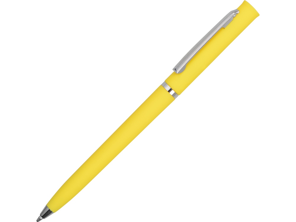 Ручка шариковая Navi soft-touch, желтый-0