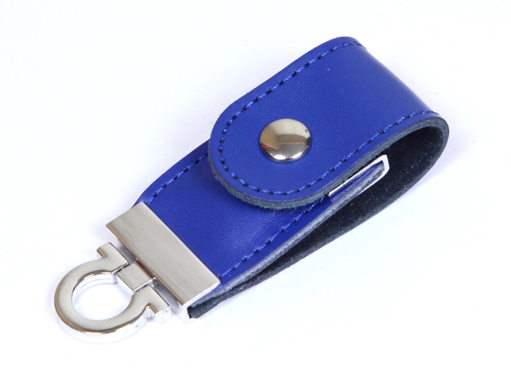 USB-флешка на 64 ГБ в виде брелка, синий-1