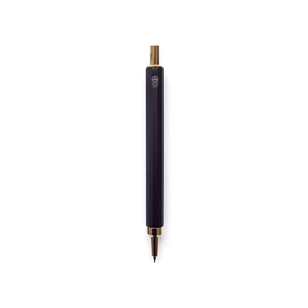 Механический карандаш PENCIL GOLD черный с золотом-0