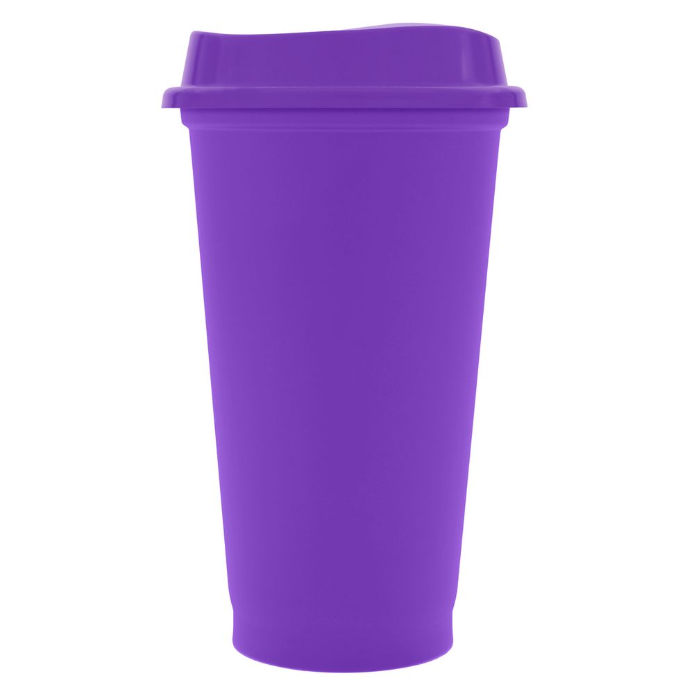 Стакан с крышкой Color Cap, фиолетовый-0