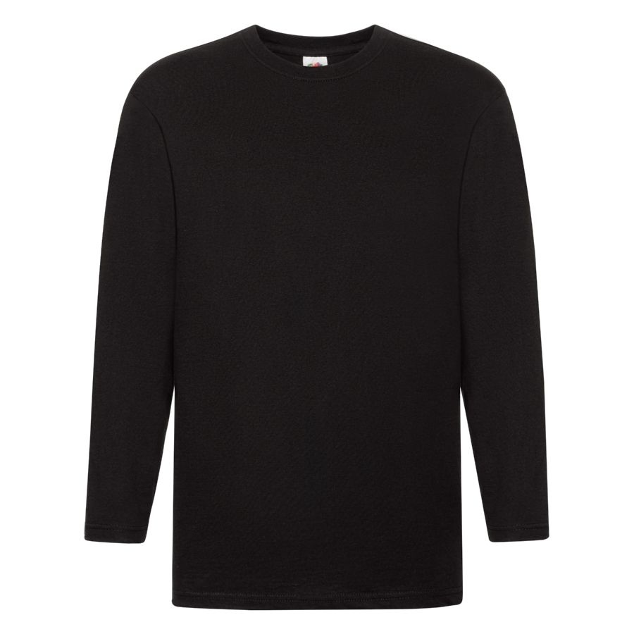 Футболка мужская SUPER PREMIUM LONG SLEEVE 205, черный-0