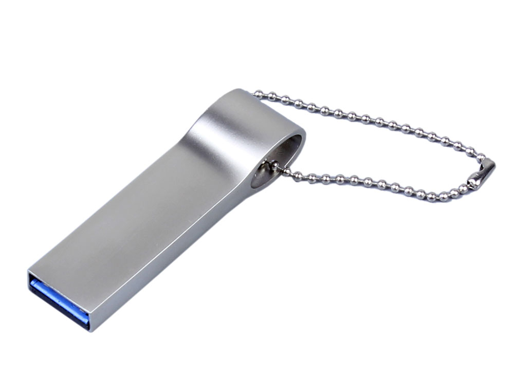 USB 3.0-флешка на 32 Гб с мини чипом, компактный дизайн, боковое отверстие для цепочки-0
