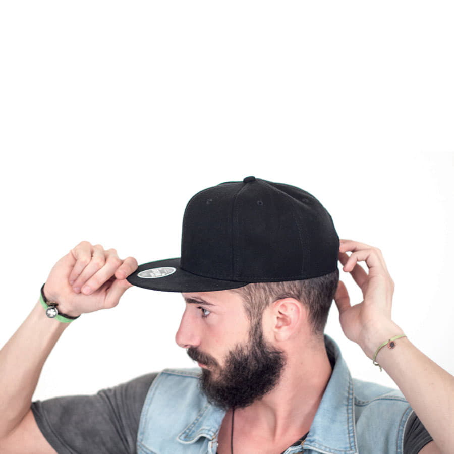 Бейсболка SNAP BACK, 6 клиньев, пластиковая застежка, серый-2