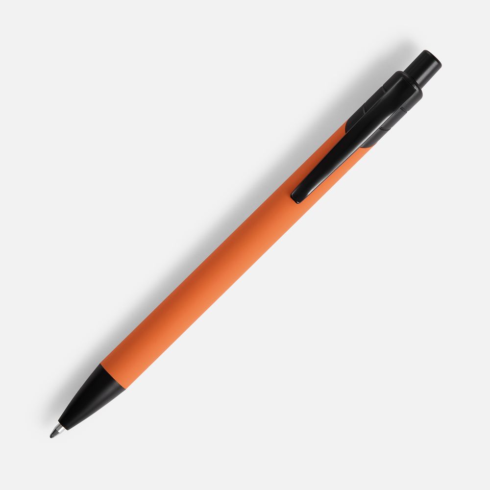 Ручка шариковая Undertone Black Soft Touch, оранжевая-2