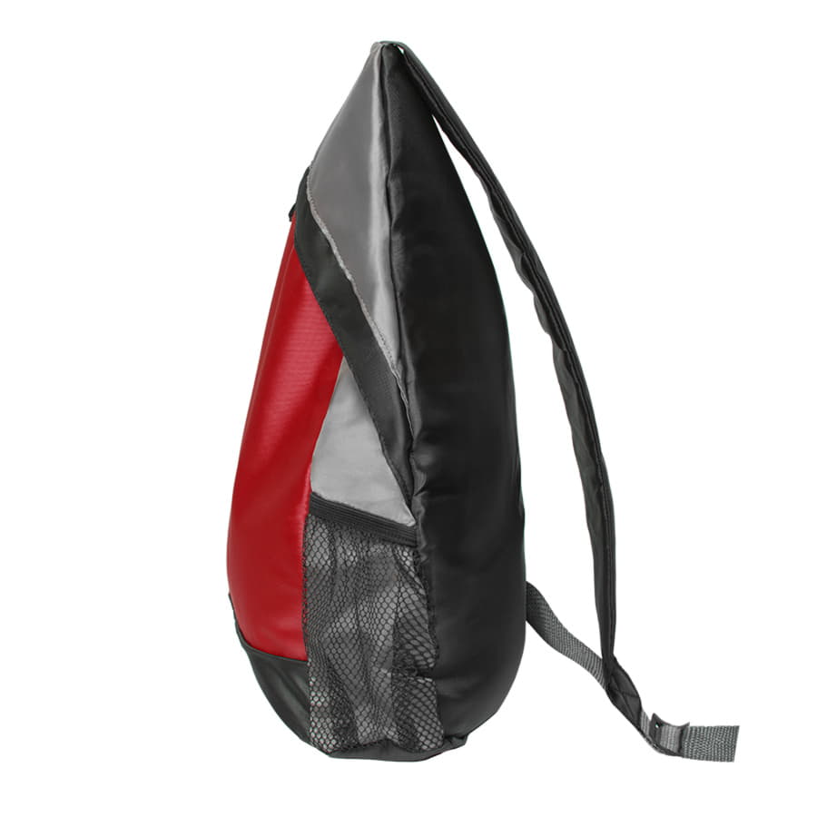 Рюкзак Pick, красный/серый/чёрный, 41 x 32 см, 100% полиэстер 210D, ярко-красный-2