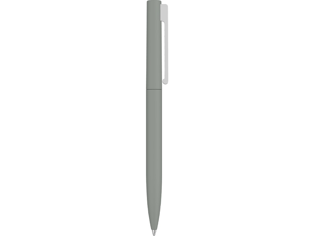 Шариковая ручка  Bright F Gum soft-touch, серый-3
