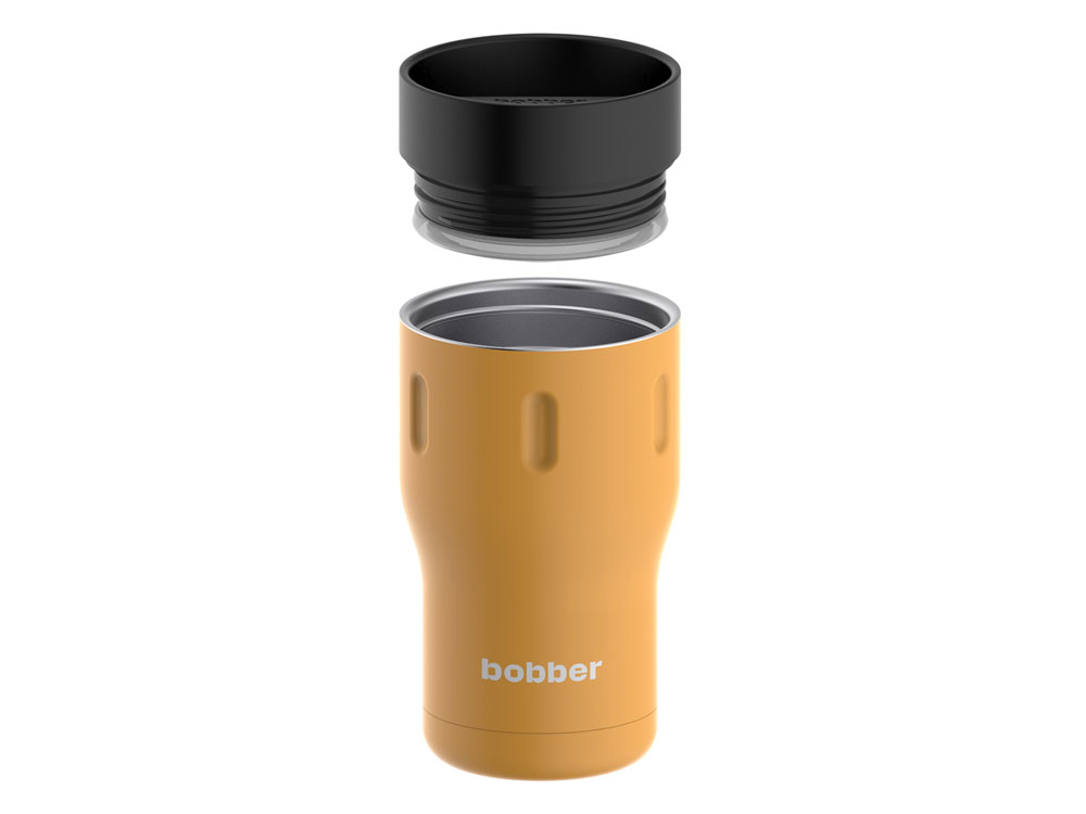 Термос питьевой, вакуумный, бытовой, тм bobber. Объем 0,35 литра. Артикул Tumbler-350 Ginger Tonic-2
