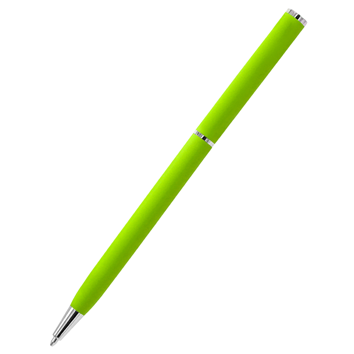 Ручка металлическая Tinny Soft софт-тач, Зелёный-3