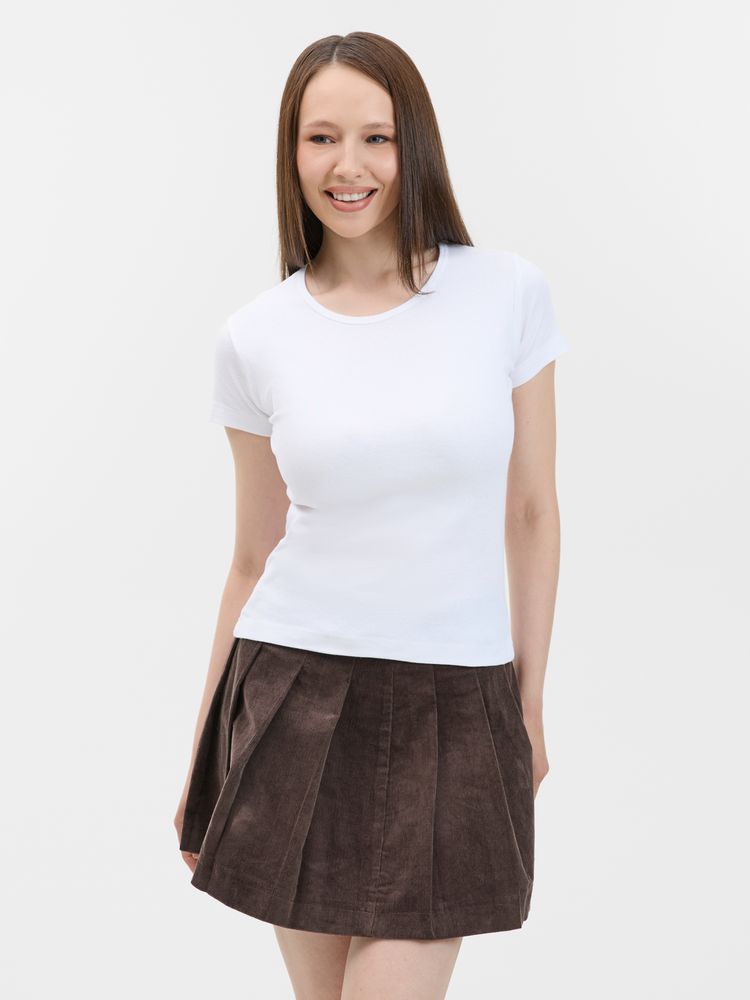 Футболка женская с круглым вырезом Lady 220 белая-4