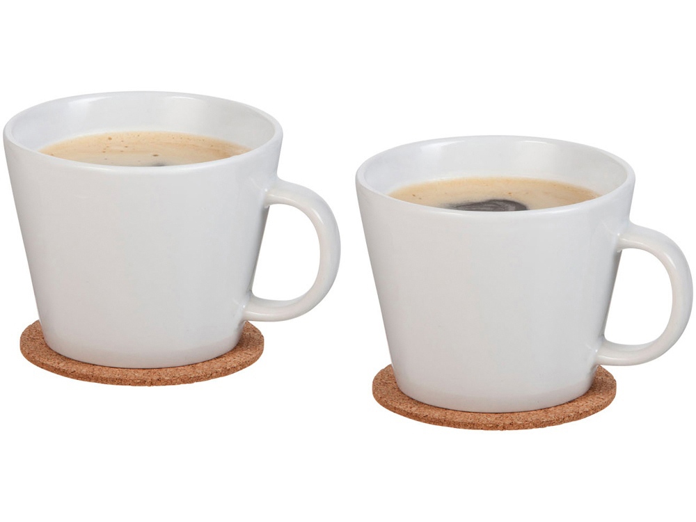 Подарочный набор с кофе, чашками в деревянной коробке Кофебрейк-3
