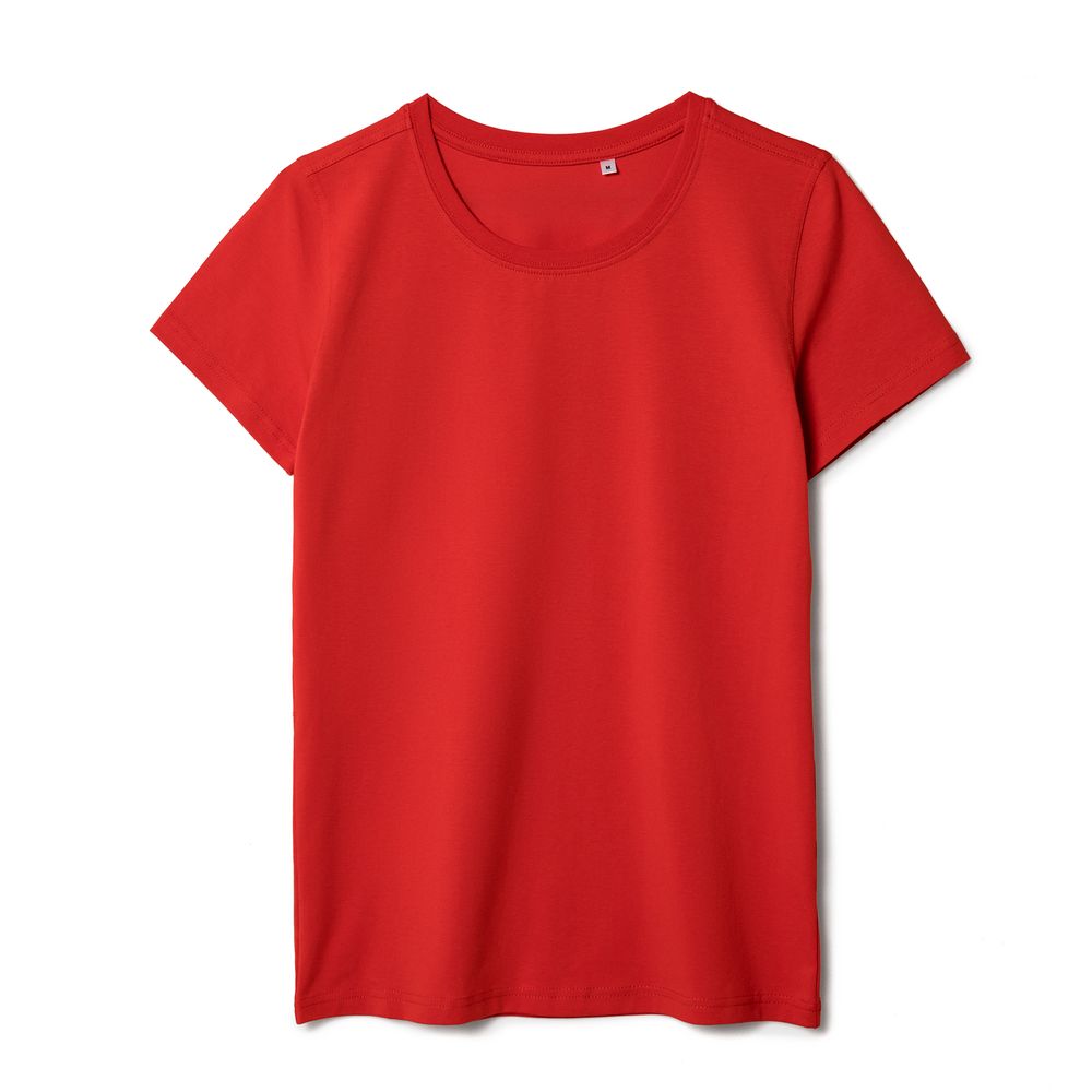 Футболка женская T-bolka Stretch Lady, красная-1
